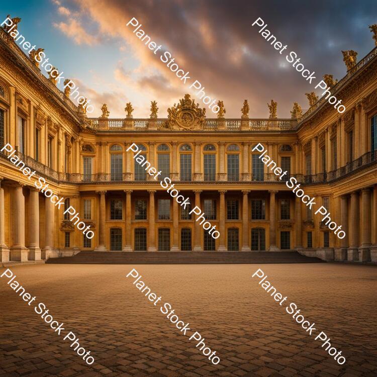 Versailles from the 18th Century stock photo with image ID: be796153-dfd9-4698-b349-434756aeed51