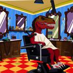 Tyrannosaurus in a Barber Shop