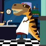 Tyrannosaurus in a Barber Shop